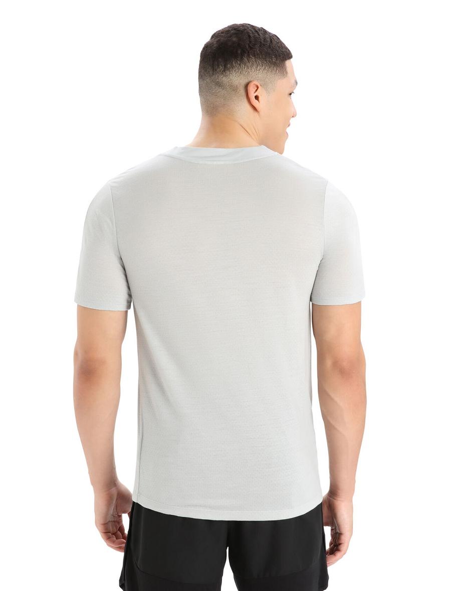 Ether Icebreaker ZoneKnit™ Merino Short Sleeve Men's T Shirts | AU 1201AHKP